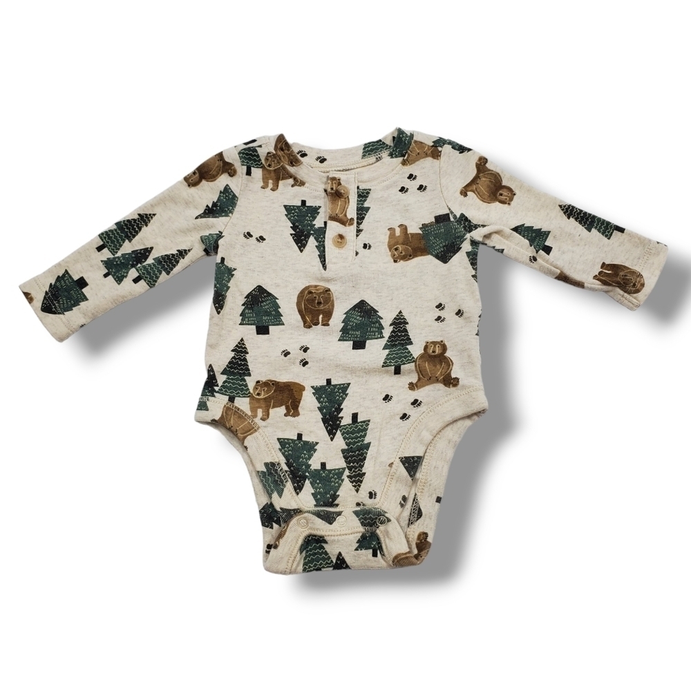 Old Navy Tree's & Bears Woodland Baby Unisex Onesie